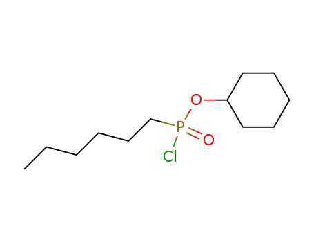 Molecular Structure of 28364-15-0 (Cyclohexyl-hexylphosphonochloridat)