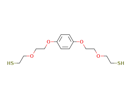 Molecular Structure of 109367-93-3 (1,4-bis-[2-(2-mercapto-ethoxy)-ethoxy]-benzene)