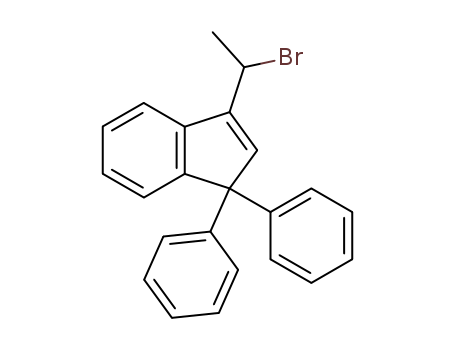 1H-Indene,3-(1-bromoethyl)-1,1-diphenyl- cas  64749-09-3