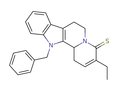 12-Benzyl-3-ethyl-6,7,12,12b-tetrahydro-1H-indolo[2,3-a]quinolizine-4-thione