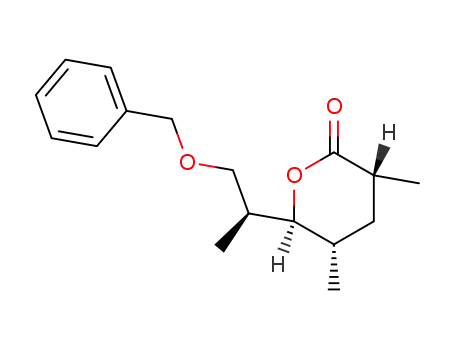 (3R,5S,6S)-6-((S)-2-Benzyloxy-1-methyl-ethyl)-3,5-dimethyl-tetrahydro-pyran-2-one