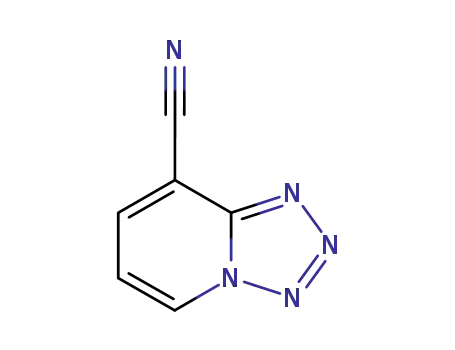 Molecular Structure of 40306-97-6 (8-cyanotetrazolopyridine)