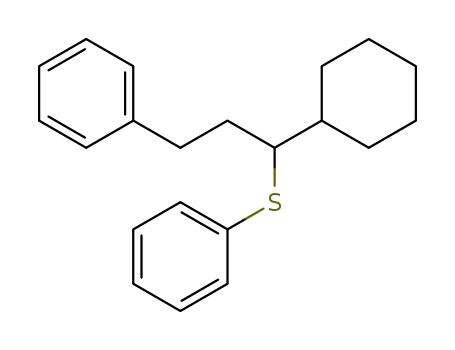 1-cyclohexyl-3-phenyl-1-propyl phenyl sulfide