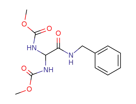 N-benzylbismethoxycarbonylaminoacetamide