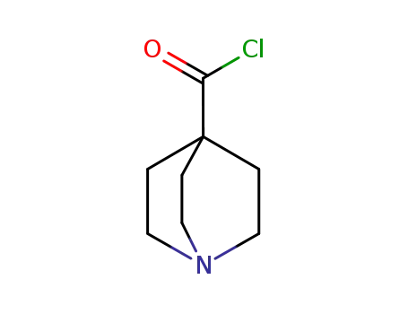 Molecular Structure of 98948-50-6 (1-Azabicyclo[2.2.2]octane-4-carbonyl chloride)