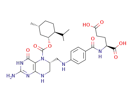 5-(-)-menthyloxycarbonyl-(6R)-tetrahydrofolic acid