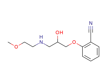 Benzonitrile, 2-[2-hydroxy-3-[(2-methoxyethyl)amino]propoxy]-