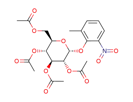 2-methyl-6-nitrophenyl tetra-O-acetyl-α-D-glucopyranoside