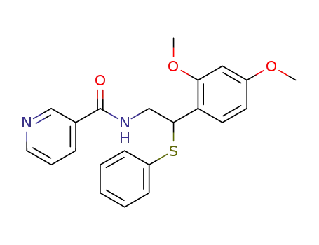 N-[2-(2,4-Dimethoxy-phenyl)-2-phenylsulfanyl-ethyl]-nicotinamide