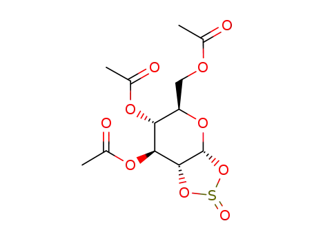 Acetic acid (3aR,5R,6R,7S,7aR)-6-acetoxy-5-acetoxymethyl-2-oxo-tetrahydro-2λ<sup>4</sup>-[1,3,2]dioxathiolo[4,5-b]pyran-7-yl ester