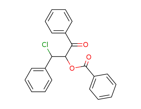 Benzoic acid 1-benzoyl-2-chloro-2-phenyl-ethyl ester