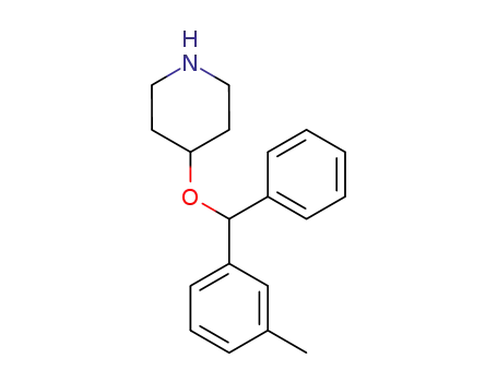 4-[(3-methylphenyl)-phenylmethoxy]piperidine