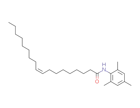 Molecular Structure of 140112-58-9 (9-Octadecenamide, N-(2,4,6-trimethylphenyl)-, (Z)-)