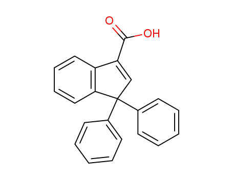 1H-Indene-3-carboxylic acid, 1,1-diphenyl-