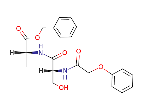 D-Alanine, N-[N-(phenoxyacetyl)-D-seryl]-, phenylmethyl ester