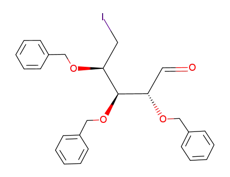 2,3,4-tri-O-benzyl-5-deoxy-5-iodo-L-arabinose