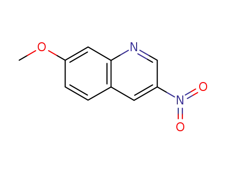 Molecular Structure of 39977-95-2 (7-METHOXY-3-NITROQUINOLINE)