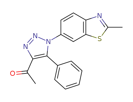 2-methyl-6-(5-phenyl-4-acetyl-1,2,3-triazol-1-yl)benzothiazole