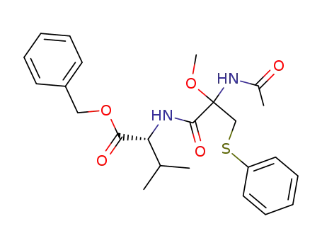 N-acetyl-S-phenyl-2-methoxy-(2R/S)-cysteinyl-(2R)-valine benzyl ester