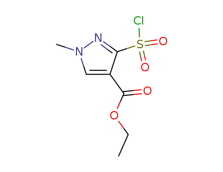 1-Methyl-4-ethoxy carbonyl pyrazole-5-sulfonyl chloride