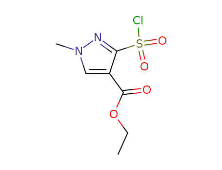 1-METHYL-4-ETHOXYCARBONYL PYRAZOLE-5-SULFONYL CHLORIDE