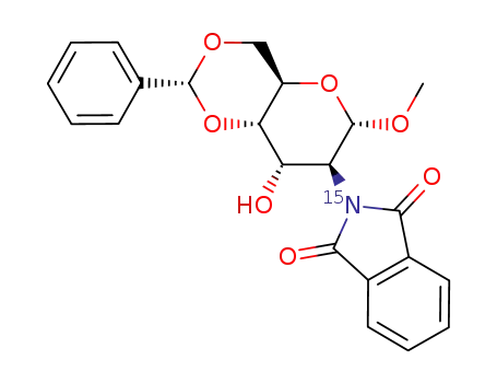 methyl 4,6-O-benzylidene-2-deoxy-2-phthalimido-α-D-altropyranoside-2-(15)N