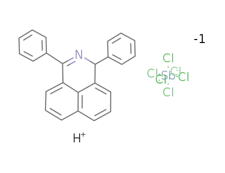 1,3-Diphenyl-1H-benzo<de>isochinolinium-hexachloroantimonat