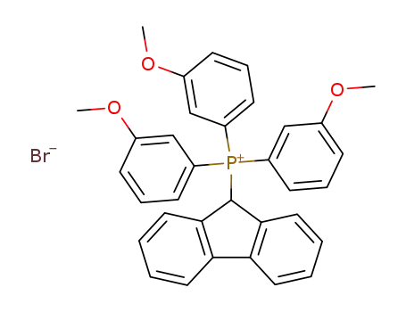 Tris-(m-anisyl)-fluorenyl-<sup>(9)</sup>-phosphoniumbromid