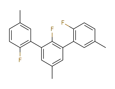 Molecular Structure of 88229-84-9 (1,1':3',1''-Terphenyl, 2,2',2''-trifluoro-5,5',5''-trimethyl-)