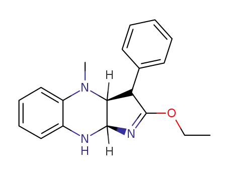 (3aS,9aR)-2-Ethoxy-4-methyl-3-phenyl-3a,4,9,9a-tetrahydro-3H-pyrrolo[2,3-b]quinoxaline