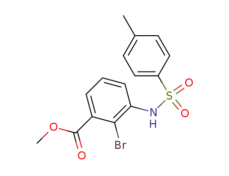 Benzoic acid, 2-bromo-3-[[(4-methylphenyl)sulfonyl]amino]-, methyl
ester