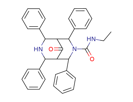 N-ethyl-9-oxo-2,4,6,8-tetra(phenyl)-3,7-diazabicyclo[3.3.1]nonane-7-carboxamide