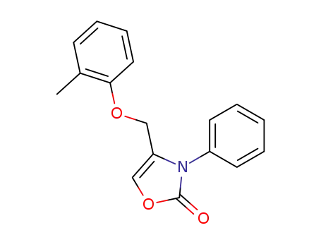 3-phenyl-4-<i>o</i>-tolyloxymethyl-3<i>H</i>-oxazol-2-one