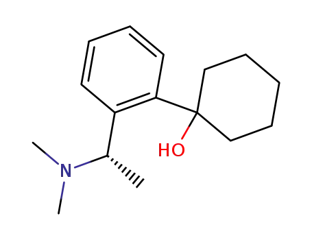 Molecular Structure of 142406-81-3 ((S)-<o-(1-dimethylaminoethyl)phenyl>cyclohexanol)
