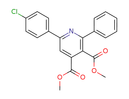 3,4-Pyridinedicarboxylic acid, 6-(4-chlorophenyl)-2-phenyl-, dimethyl
ester