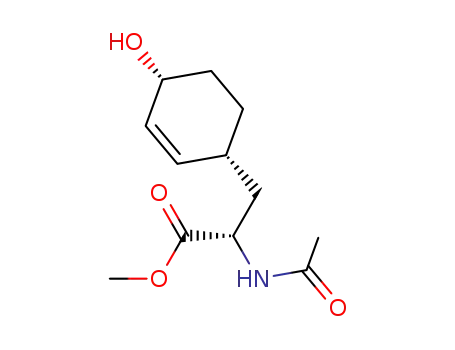 (S)-2-Acetylamino-3-((1R,4R)-4-hydroxy-cyclohex-2-enyl)-propionic acid methyl ester