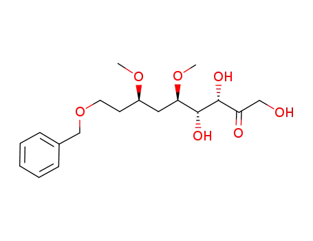(3S,4R,5R,7R)-9-benzyloxy-5,7-dimethoxy-1,3,4-trihydroxynonan-2-one