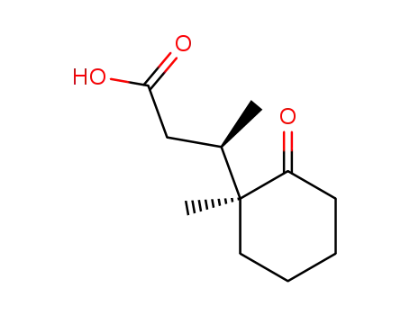(3R,1'S)-3-1'-methyl-2'-oxocyclohexanyl-butanoic acid
