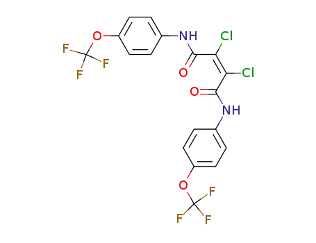 N,N'-Bis<4-(trifluormethoxy)phenyl>-dichlormaleinsaeure-diamid