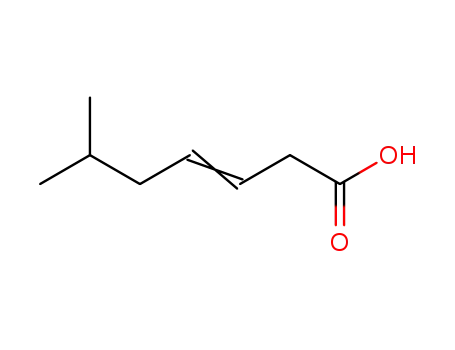 Molecular Structure of 168213-35-2 (3-heptenoic acid, 6-methyl-)