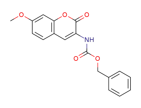 (7-Methoxy-2-oxo-2H-chromen-3-yl)-carbamic acid benzyl ester