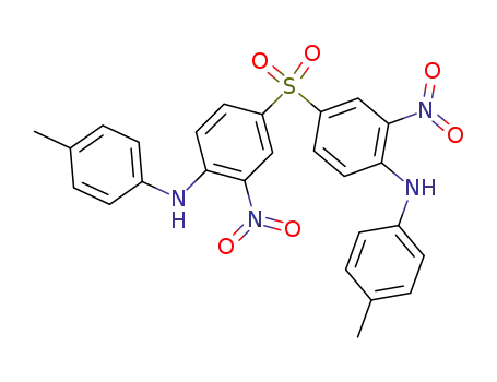 Bis-<4-(p-toluidino)-3-nitro-phenyl>-sulfon
