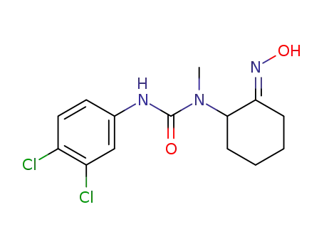 Urea, N'-(3,4-dichlorophenyl)-N-[2-(hydroxyimino)cyclohexyl]-N-methyl-,
(E)-