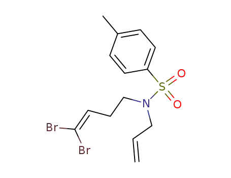 N-Allyl-N-(4,4-dibromo-but-3-enyl)-4-methyl-benzenesulfonamide