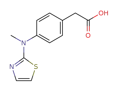 {4-[Methyl(1,3-thiazol-2-yl)amino]phenyl}acetic acid