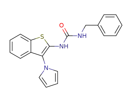 N-benzyl-N'-3-(1-pyrrolyl)<1>benzothien-2-ylurea