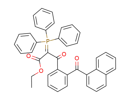 Benzenepropanoic acid,
2-(1-naphthalenylcarbonyl)-b-oxo-a-(triphenylphosphoranylidene)-, ethyl
ester