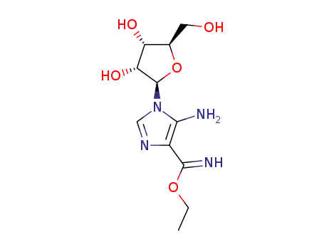 ethyl 5-amino-1-(β-D-ribofuranosyl)imidazole-4-carboximidate
