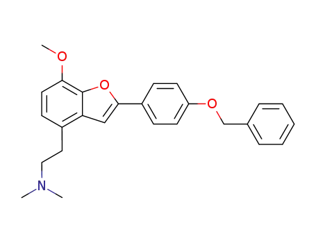 2-(4'-benzyloxyphenyl)-7-methoxy-4-(2'-N,N-dimethylaminoethyl)benzofuran