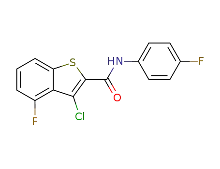 3-Chloro-4-fluoro-N-(4'-fluorophenyl)benzo<b>thiophene-2-carboxamide